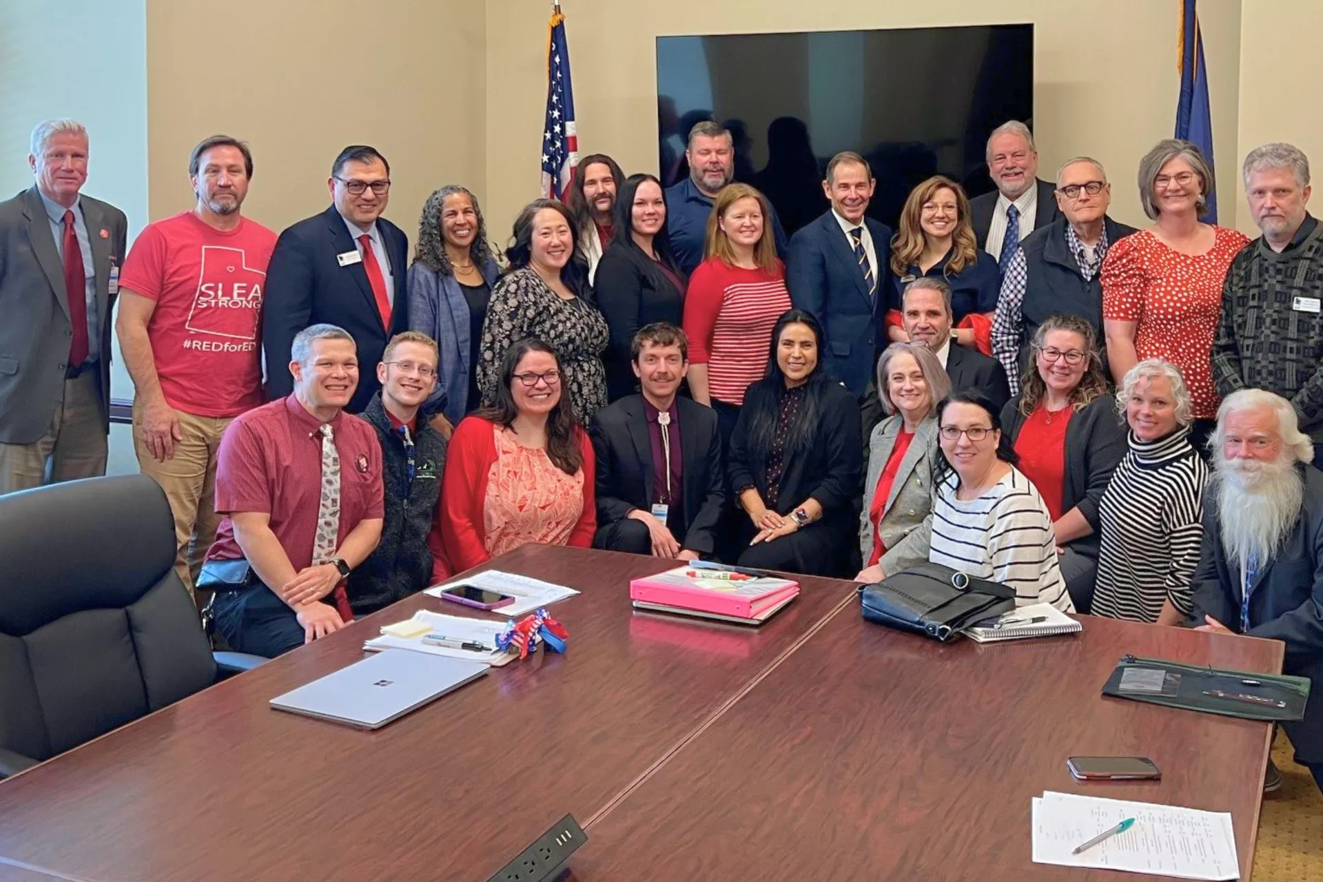 UEA members with John Curtis