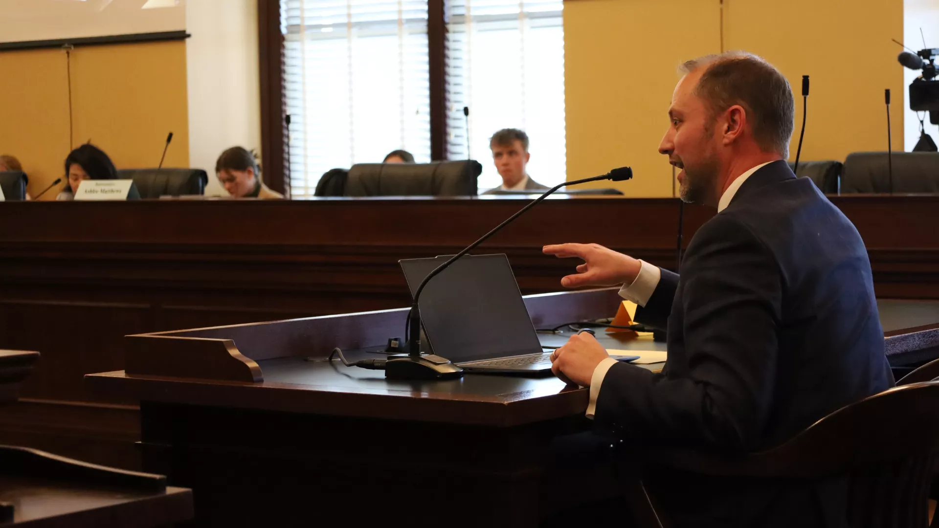 Teuscher at committee. 