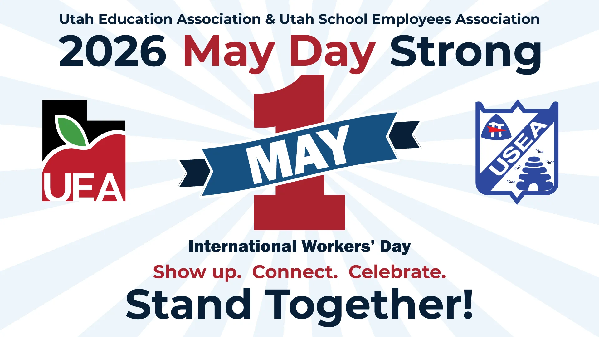 May Day Strong Banner 2026