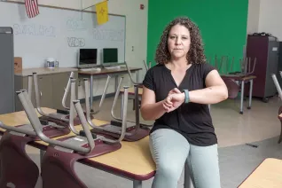 Natalia Fierro, middle school teacher