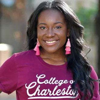 Alissa Pressley standing outside