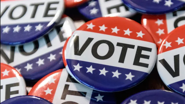 Vote button