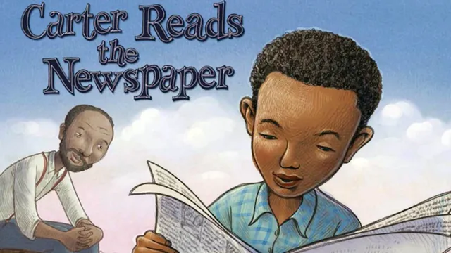 cropped version of the cover of Carter Reads the Newspaper book