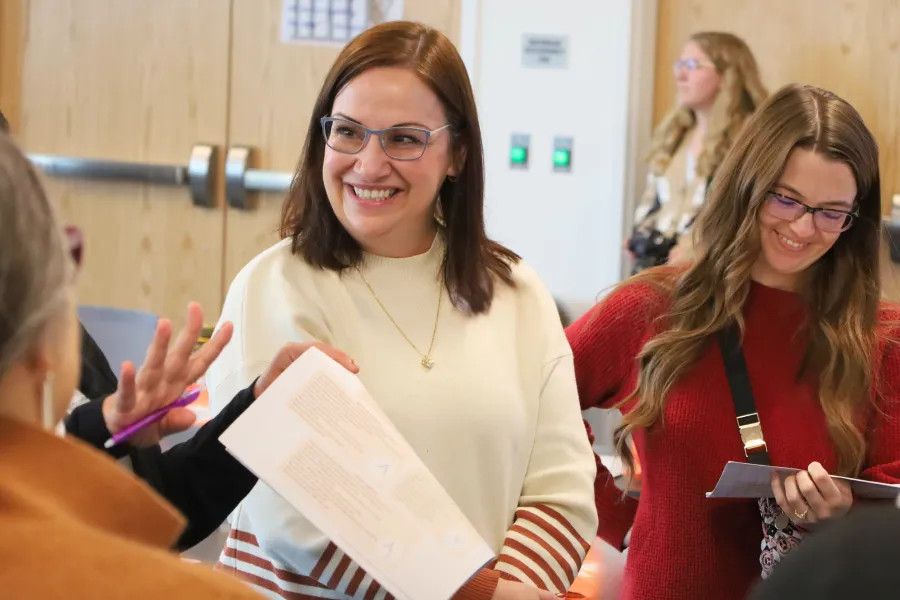 Photo of woman smiling.