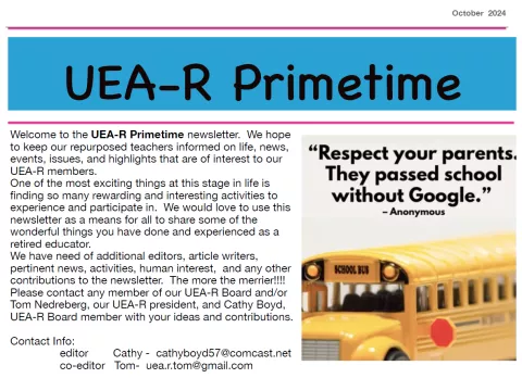 UEA-Retired Newsletter 